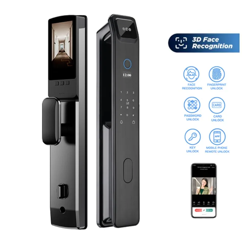 Smart Home Door Lock - 3D Facial Recognition Fingerprint Smart Door