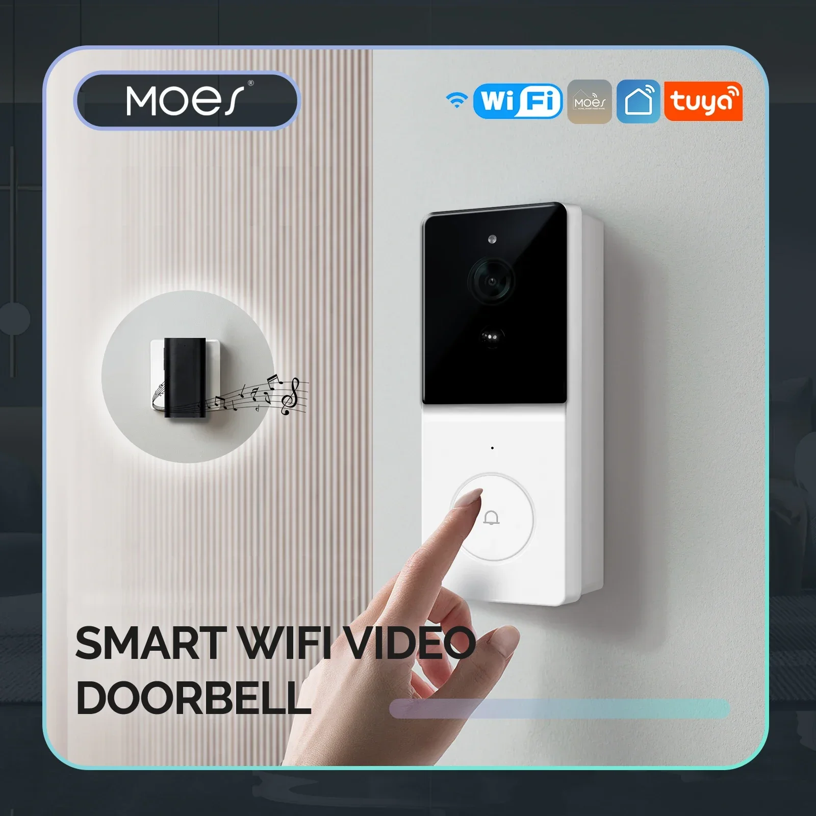Smart Home Video - MOES Tuya Smart WiFi Video Doorbell
