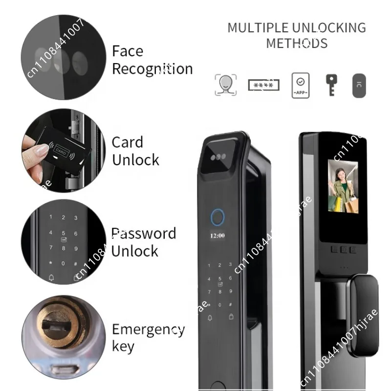 3D Facial Recognition Fingerpr - огляд і ціна Smart Home Door Lock
