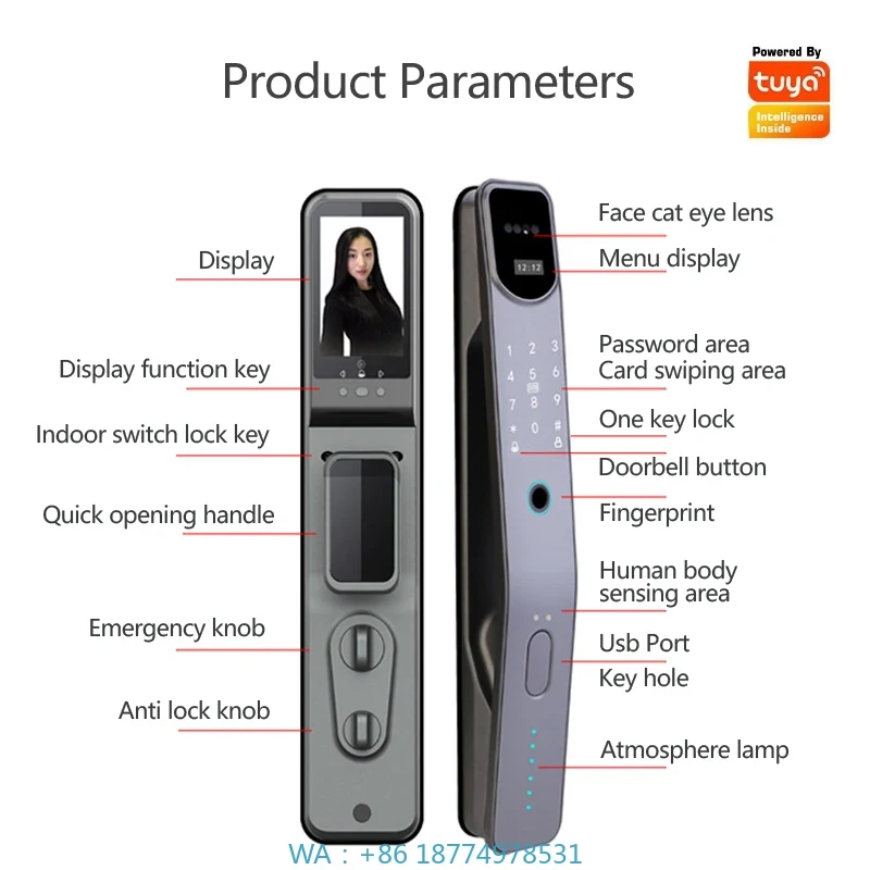 WIFI Face Recognition Smart Lo - огляд і ціна Smart Home Door Lock