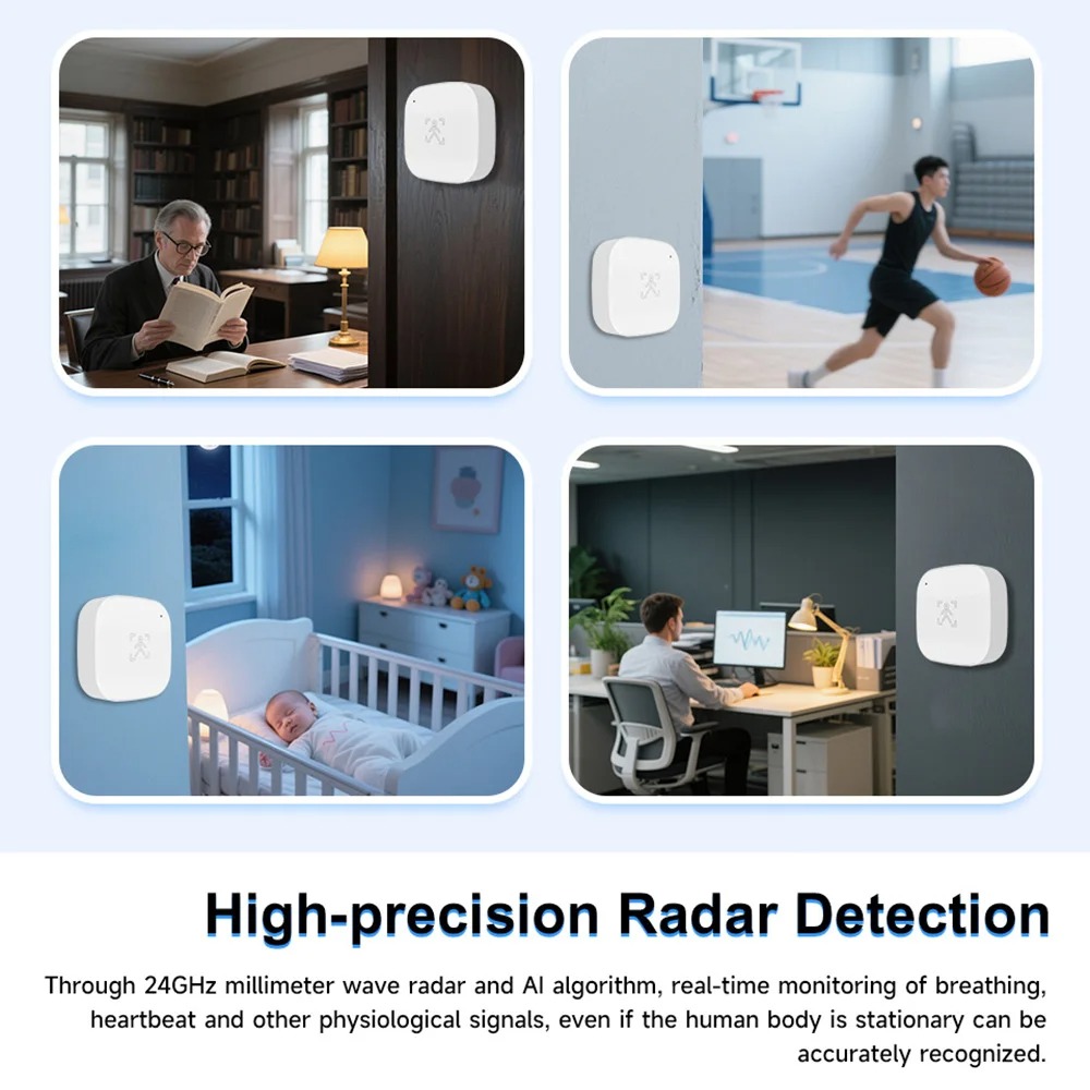Tuya Zigbee 24G MmWave Radar H - огляд і ціна Smart Home Wiser