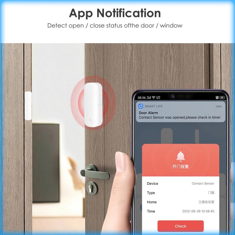 Tuya Wi-Fi Smart Door And Wind - огляд і ціна Wireless Door Sensor