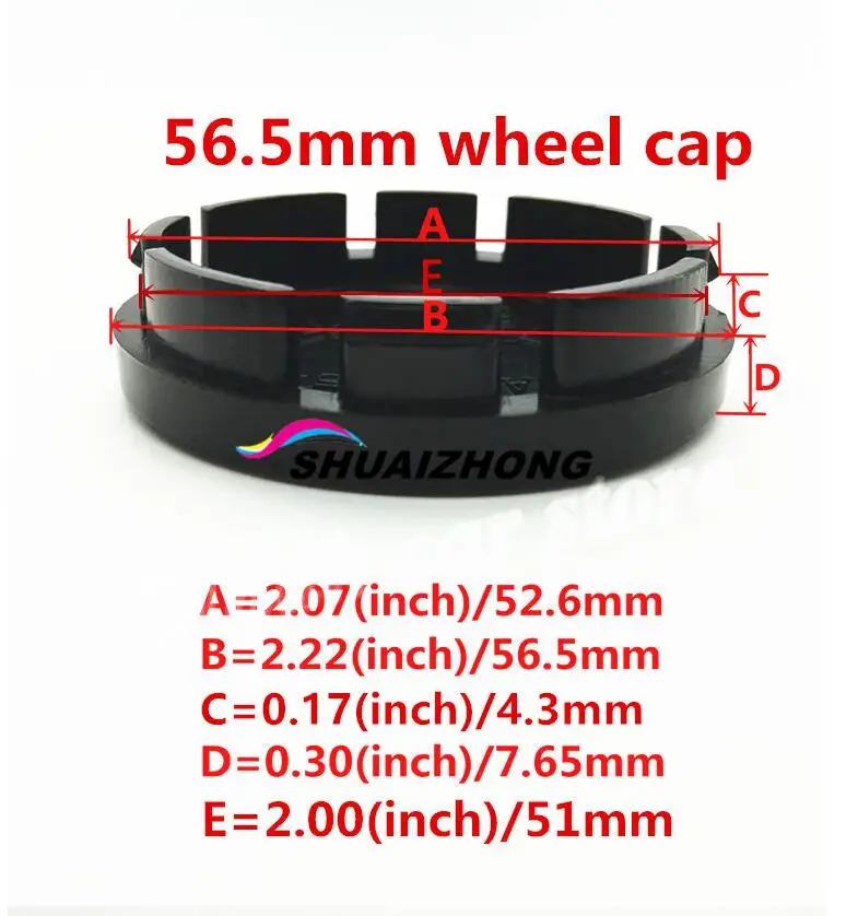 4pcs 3D yellow/red for 56mm 60 - огляд і ціна Smart Home Yellow