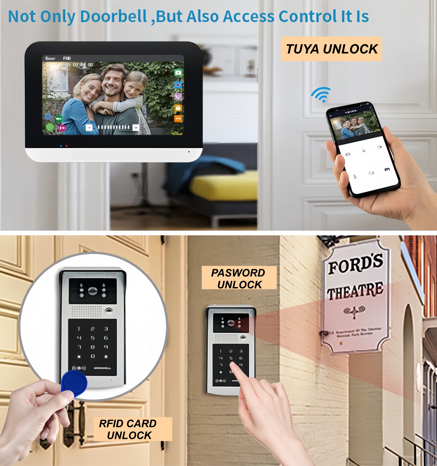TUYA WIFI video intercom doorb - огляд і ціна Smart Home Video
