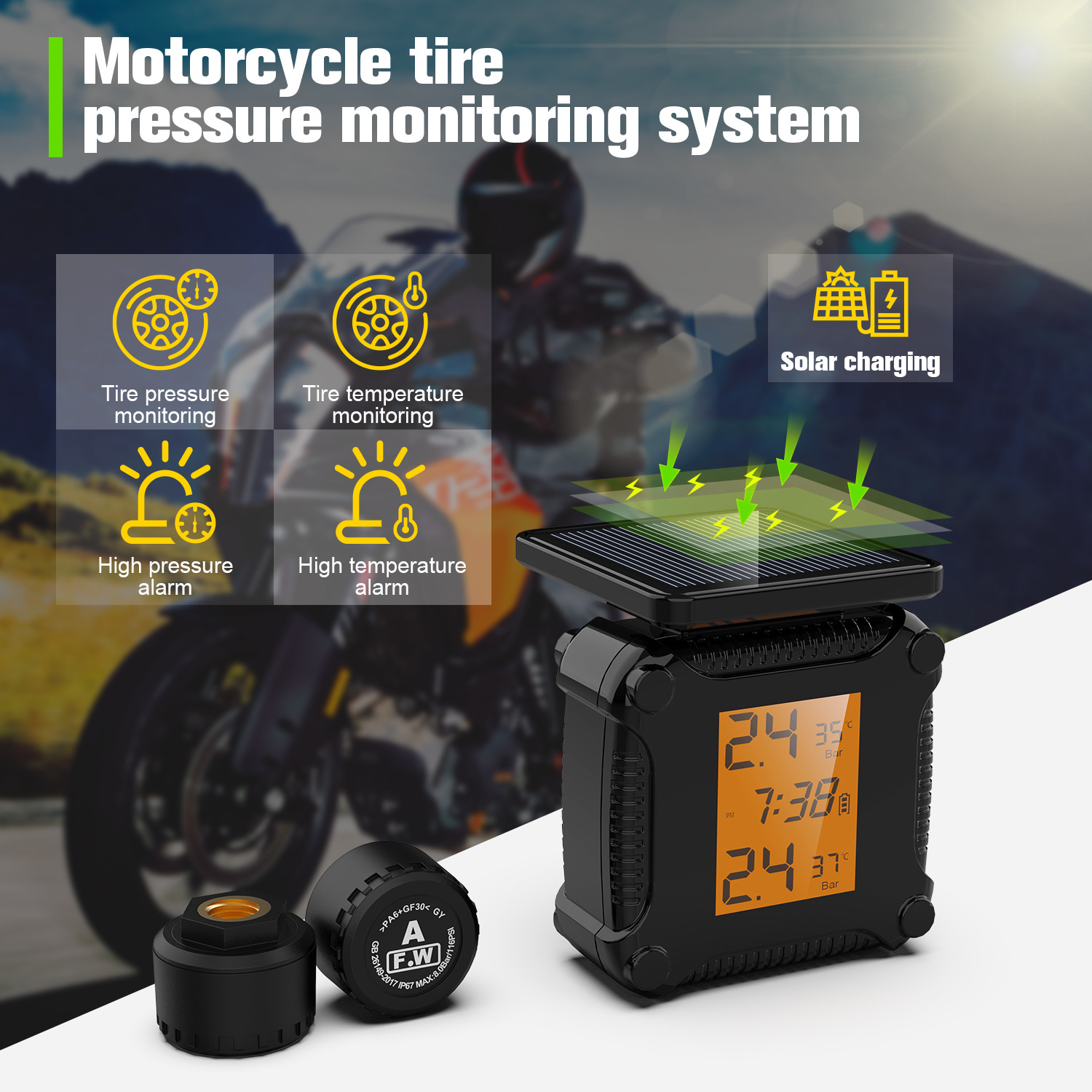 Tire Pressure Monitoring Syste - огляд і ціна Temperature Sensor