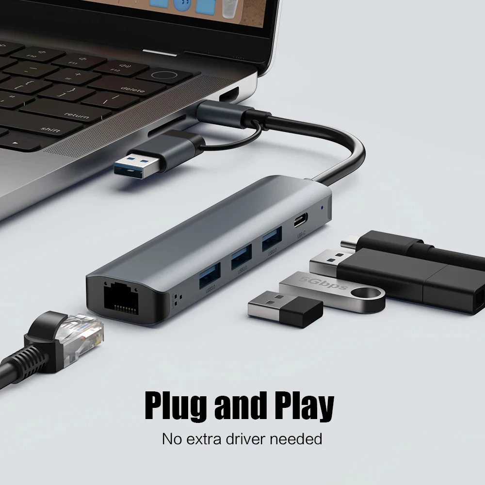 5 in 2 USB C HUB Expansion Doc - огляд і ціна Smart Home Hub 2