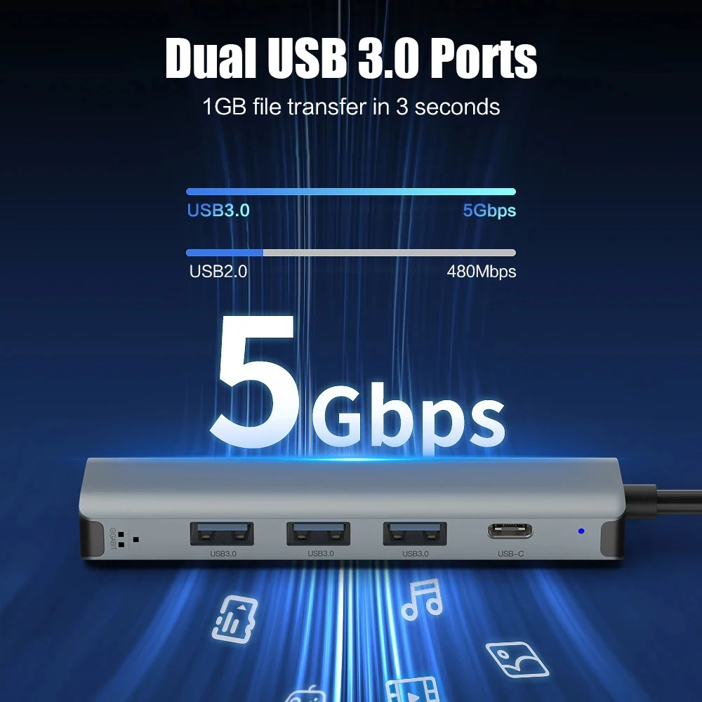 5 in 2 USB C HUB Expansion Doc - огляд і ціна Smart Home Hub 2