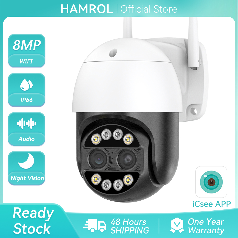 8MP PTZ WIFI Camera Dual-Lens  - огляд і ціна Smart Home Camera Ezviz