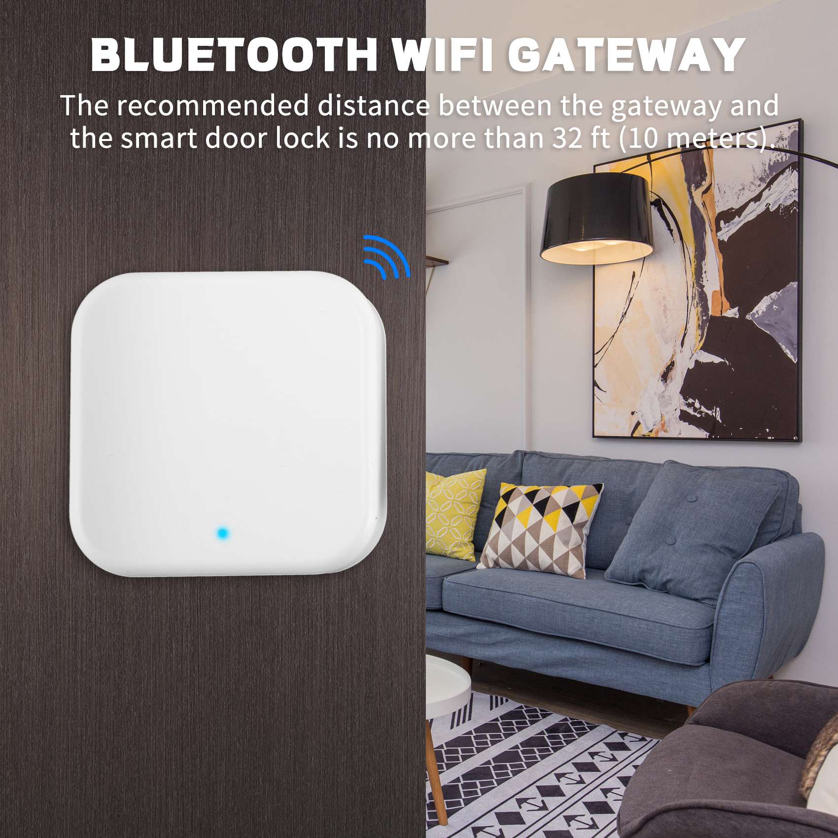 Bluetooth Wifi Gateway Fingerp - огляд і ціна Smart Home Door Lock