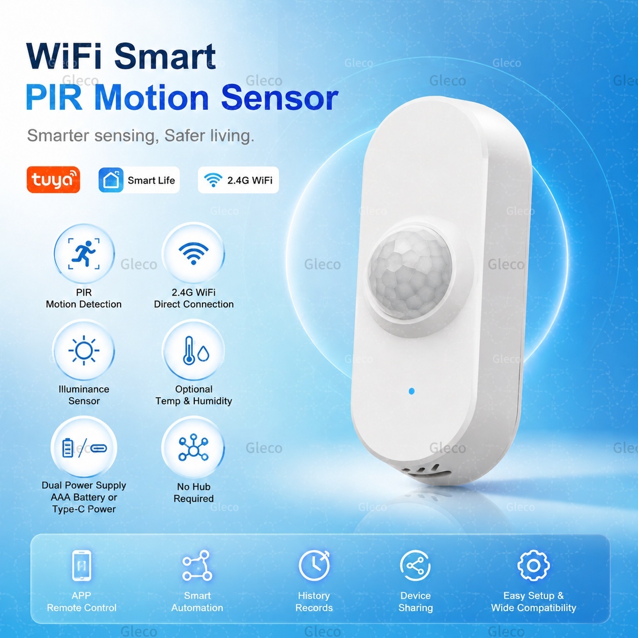 Tuya WiFi PIR Motion Sensor Sm - огляд і ціна Smart Home Wiser