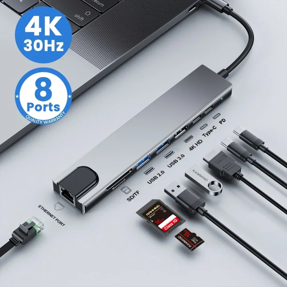 8IN1/2 Type-C Docking Station  - огляд і ціна Smart Home Hub 2