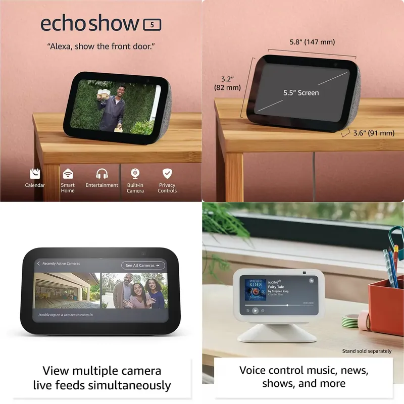 Echo Show 5 Smart Speaker with - огляд і ціна Smart Home Video