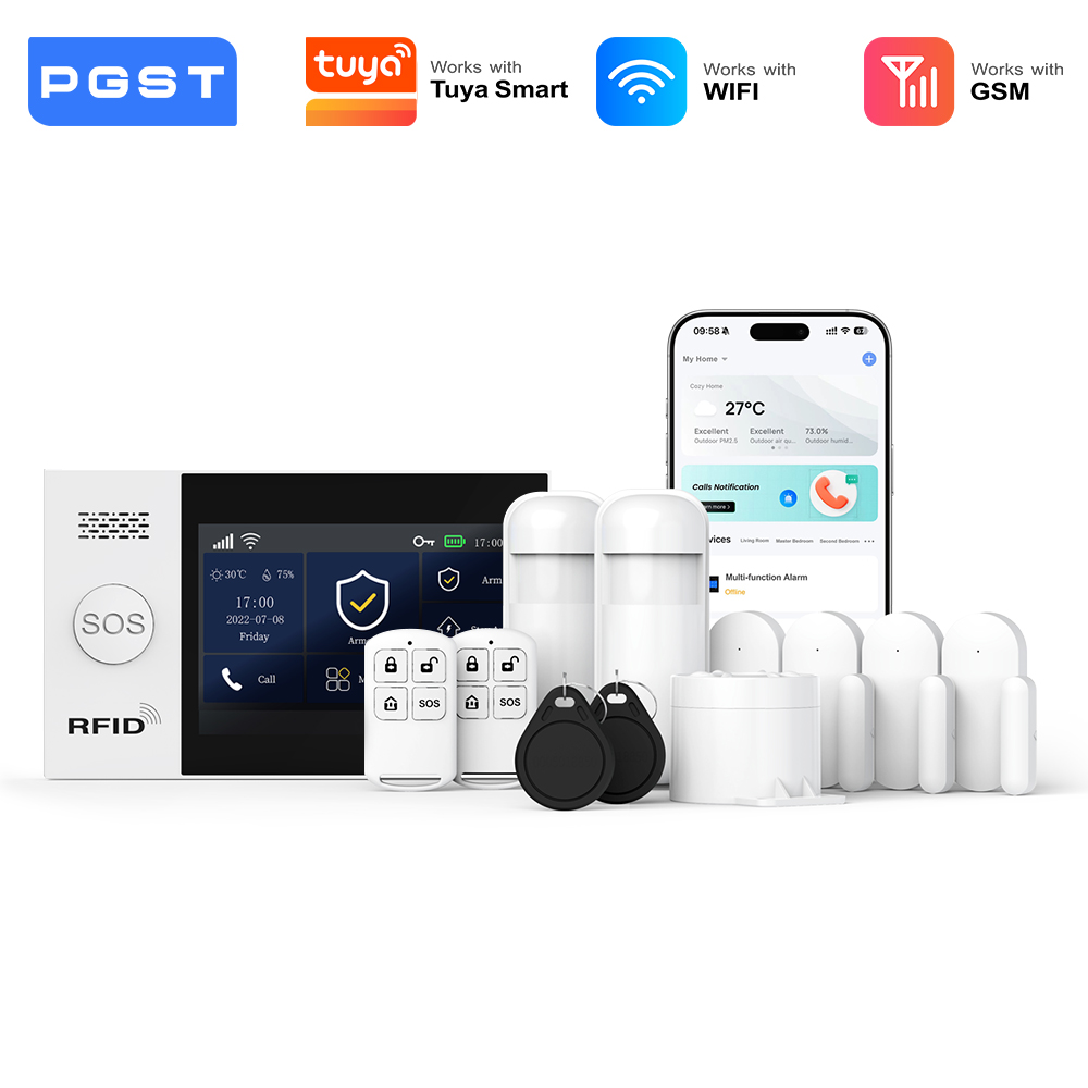 PGST 2G WiFi Alarm System Kit  - огляд і ціна Smart Home Wiser