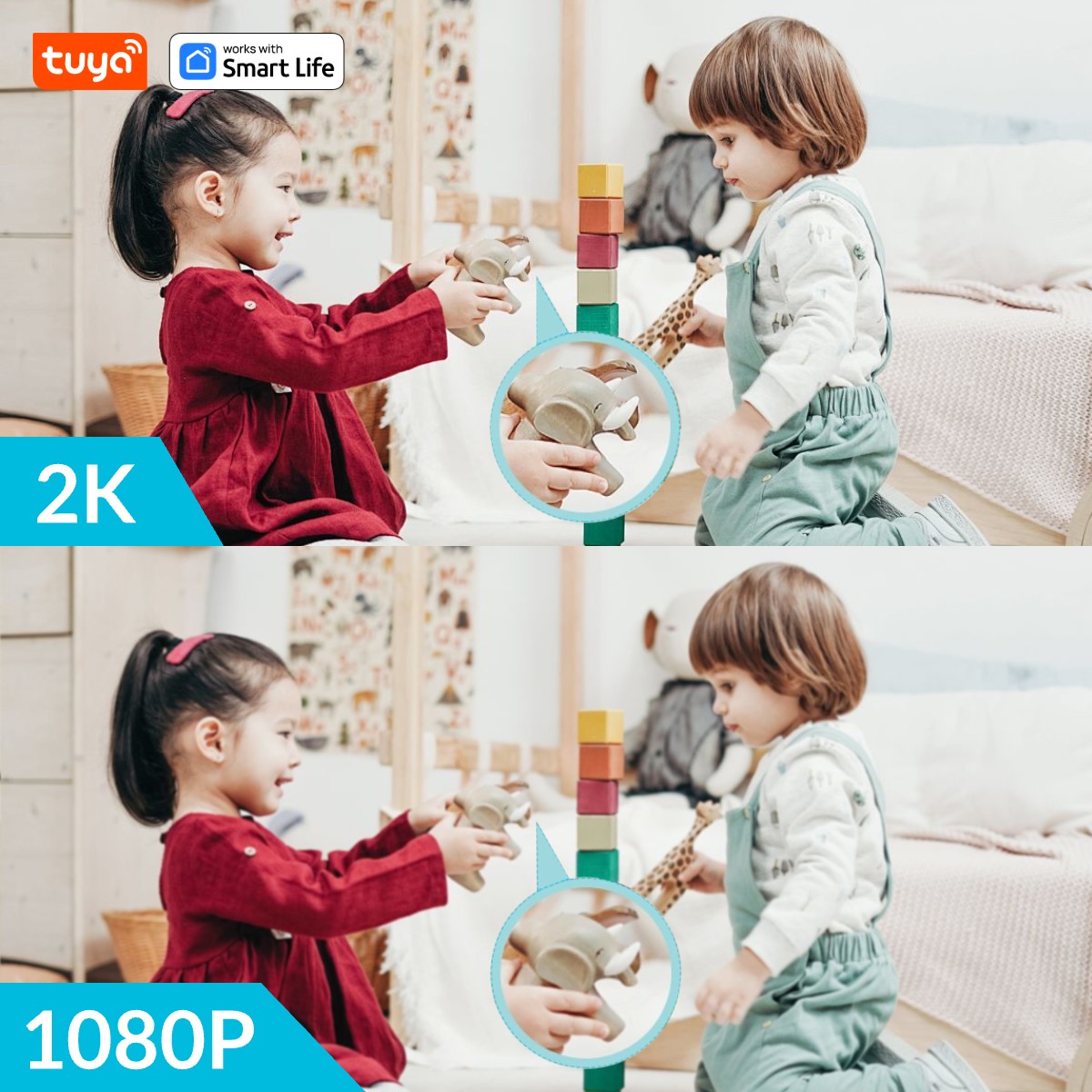 Tuya Smart 2MP HD Indoor Home  - огляд і ціна Smart Home Camera Ezviz