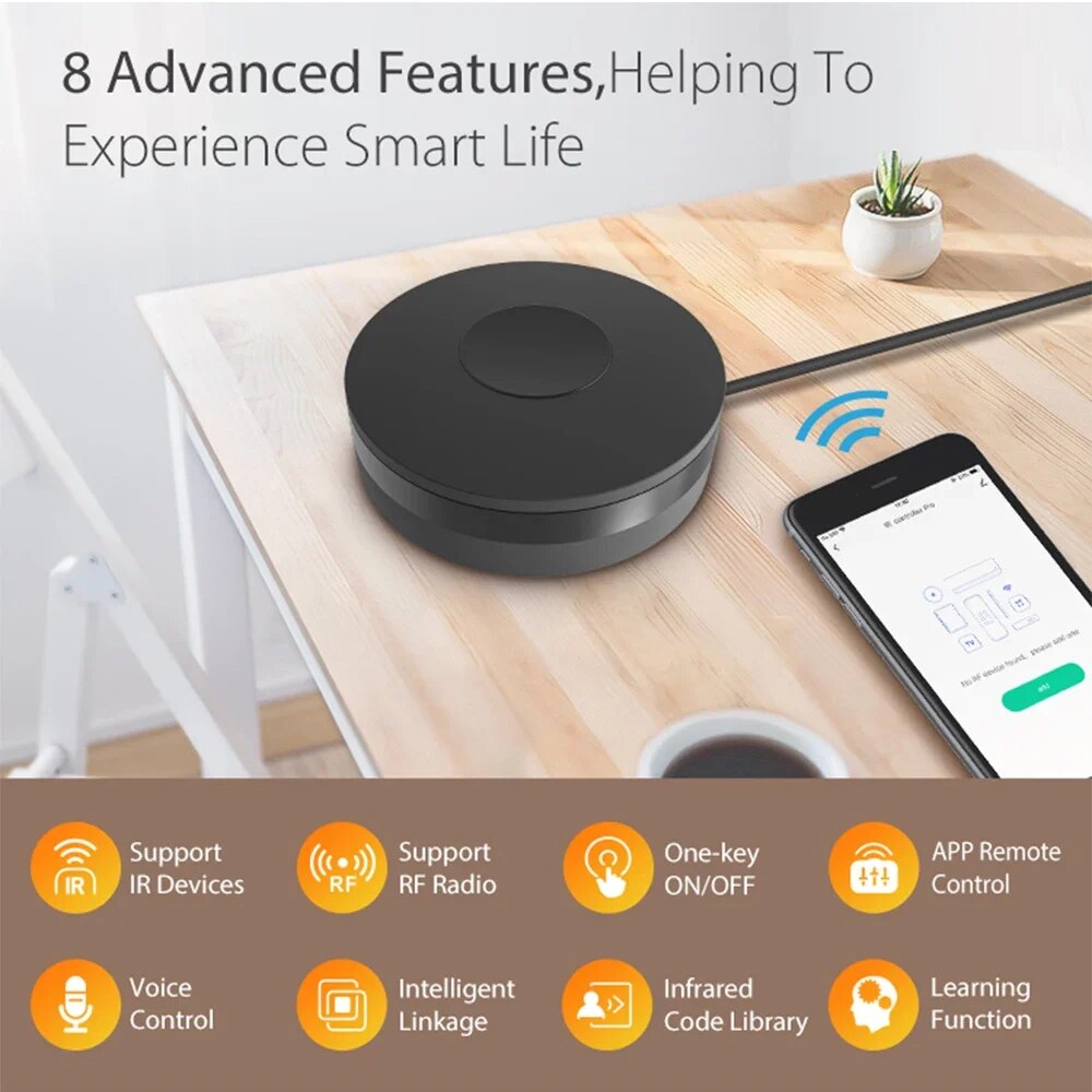 Tuya Smart Wifi RF IR Remote C - огляд і ціна Universal Remote Smart Home