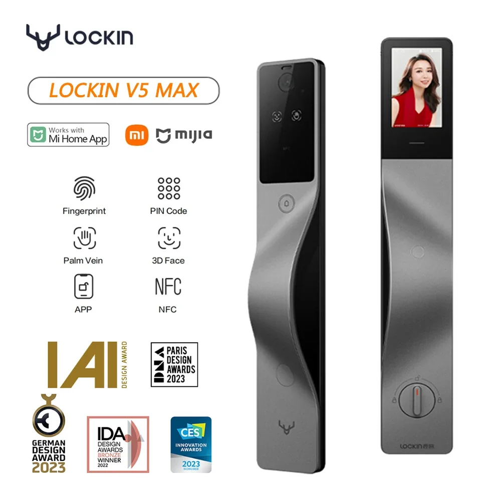 Lockin V5 Max 3D Face Recognit - огляд і ціна Smart Home Door Lock