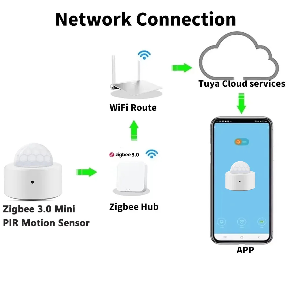 Work with Tuya Zigbee PIR Moti - огляд і ціна Smart Home Wiser