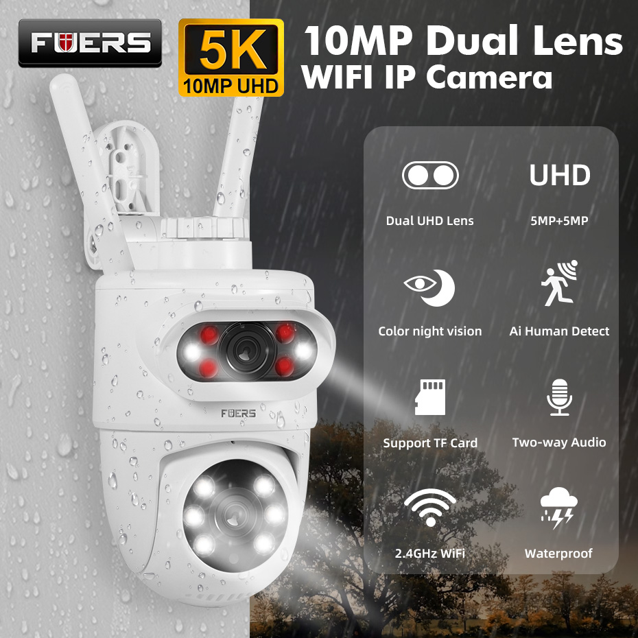 FUERS 5K 10MP Dual Lens IP Cam - огляд і ціна Smart Home Camera Ezviz