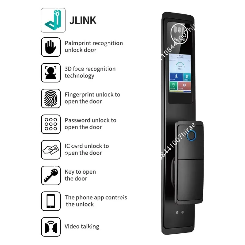 3D Facial & Palm Vein Smart Do - огляд і ціна Smart Home Door Lock